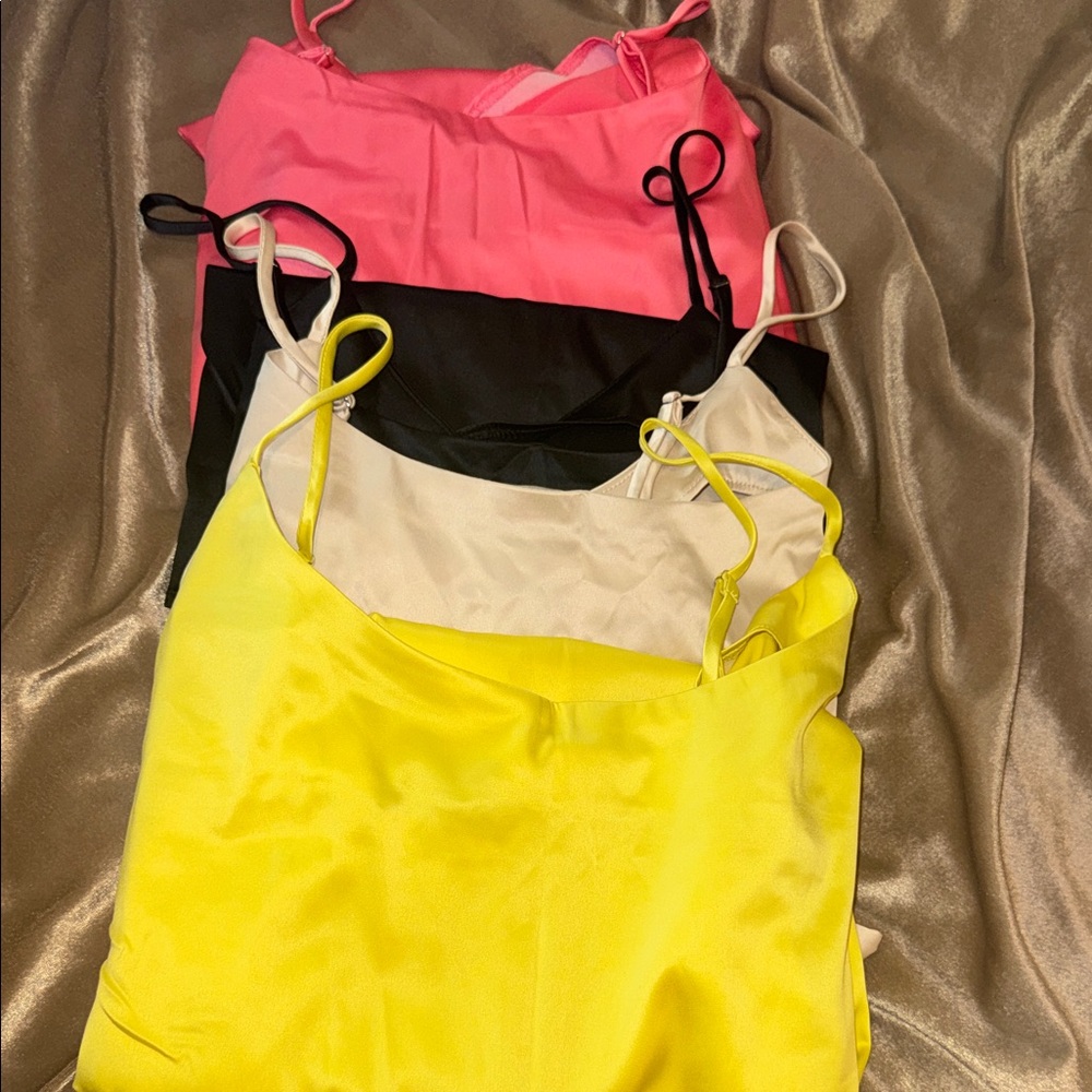 Lane Bryant Bodysuit Set - Pink, Black, White, Yellow